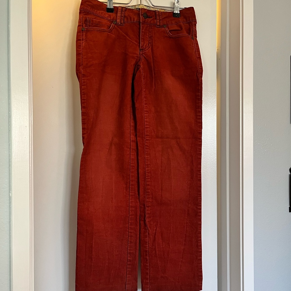 PrAna Crossing Cord straight leg corduroy pants